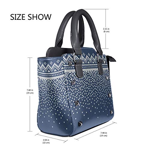 MALPLENA - Bolso de mano de trabajo con patrón de textura, clásico, para tejer