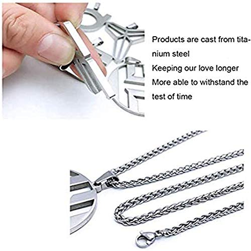 Mamba Forever Acero Inoxidable Kobe Bryant Memorial Collar Llavero Galvanizado Punk Rock Casting Aviación Colgante 75 cm Cadena