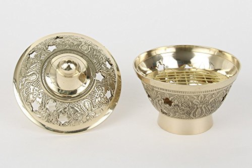 MaMeMi - Juego de incienso (recipiente para carbón y incienso, recipiente para carbón y incienso)