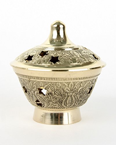 MaMeMi - Juego de incienso (recipiente para carbón y incienso, recipiente para carbón y incienso)