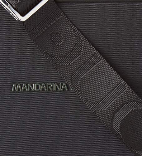 Mandarina Duck Daphne, Bolsa de mensajero para Mujer, Negro (Black), 10x10x10 Centimeters (W x H x L)