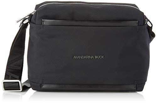 Mandarina Duck Daphne, Bolsa de mensajero para Mujer, Negro (Black), 10x10x10 Centimeters (W x H x L)