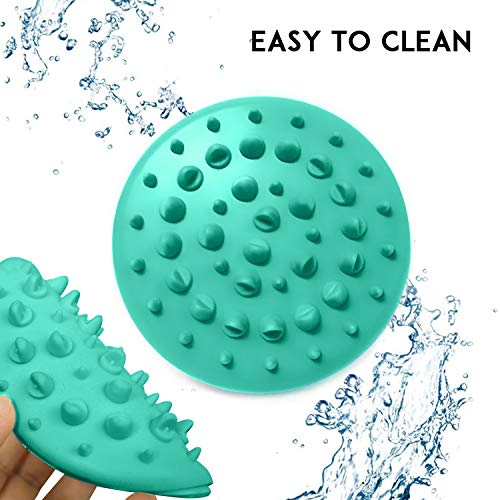 Manopla masajeador y removedor de celulitis, cepillo suave para celulitis, masajeador corporal, removedor de celulitis, adelgazante, exfoliante relajante (verde)