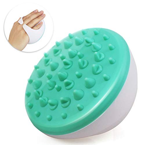 Manopla masajeador y removedor de celulitis, cepillo suave para celulitis, masajeador corporal, removedor de celulitis, adelgazante, exfoliante relajante (verde)