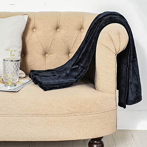 Manta de Lana de Color sólido, Mantas para Sofás, Manta de Microfibra, Suave, Microfibre Extra Suave, Multifuncional para sofá, Cama, Viajes, Viajes, Adultos, niños, Animales