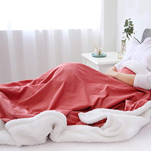 Manta Electrica Grande 130x180cm Mantas Termicas Eléctricas con 1-3H Ajustable Desconexión Automática y 6 Ajustes de Temperatura Sofa Camas Individuales Manta Calienta Camas, Lavable a Máquina