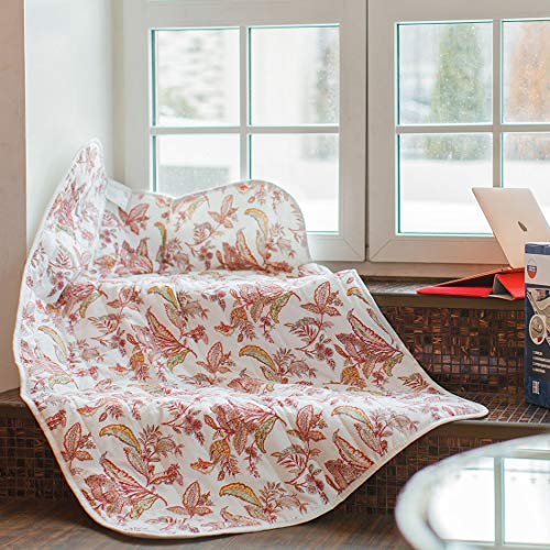 Manta térmica de algodón EcoSapiens, 100% Seguro, Chapa eléctrica 150 x 90 cm