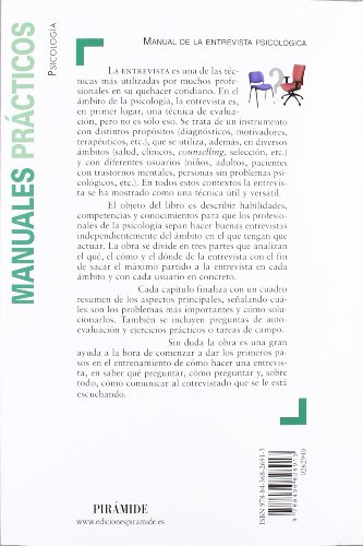 Manual de la entrevista psicológica: Saber escuchar, saber preguntar (Manuales prácticos)