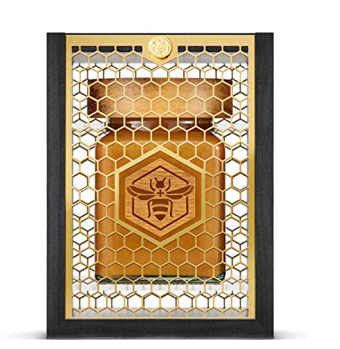 Manuka South UMF 24+ (MGO 1122+) Miel de Manuka de Nueva Zelanda – Edición limitada en caja de madera de haya con chapado en oro de 18c