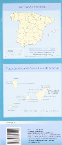 Mapa provincial Santa Cruz de Tenerife 1:200.000