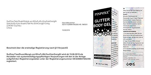 Maquillaje brillante, cara brillante, cuerpo de purpurina, purpurina, purpurina, holográfica para la cara, uñas, ojos, labios, cuerpo, para Halloween, fiestas, Navidad, plata