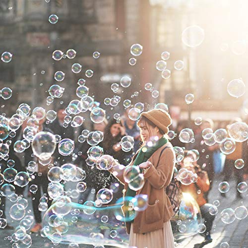 Máquina Burbujas Portátil,UKing Automatic Máquina Burbujas con Control Remoto y Alto Rendimiento para Fiestas de Cumpleaños, Bodas, Conciertos, Escenarios, Galas (Negro)