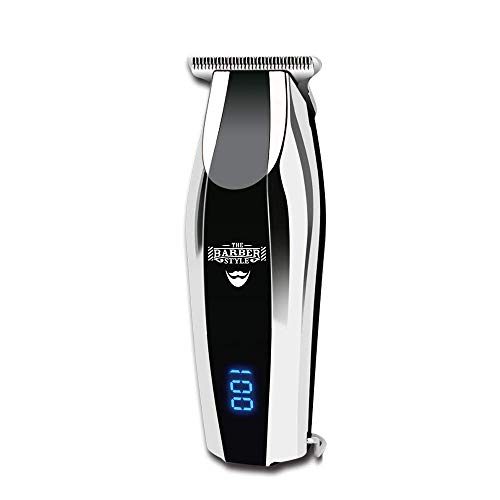 Maquina Cortapelos Original T-BLADE PRO Trimmer Cortadora Recargable pelo Barba y corporal especial barberías peluquería uso personal y profesional,Pantalla LED High powerful motor.