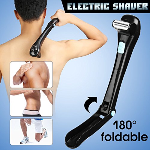 Máquina de afeitar eléctrica Razor Y.F.M Body Trimmer Razor Profesional Groomer Body & Back Razor para hombres 180 ° plegable Diseño de herramienta de bricolaje