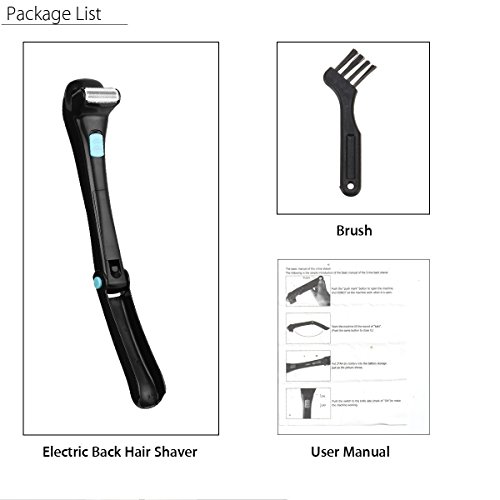 Máquina de afeitar eléctrica Razor Y.F.M Body Trimmer Razor Profesional Groomer Body & Back Razor para hombres 180 ° plegable Diseño de herramienta de bricolaje