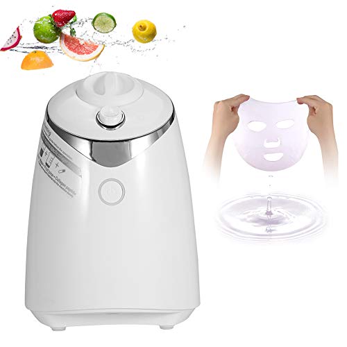 Máquina de mascarilla facial natural, Máquina de belleza automática, Mascarilla de limpieza de plantas naturales multifuncional, tabletas de colágeno, para la piel facial/ocular(Blanco)