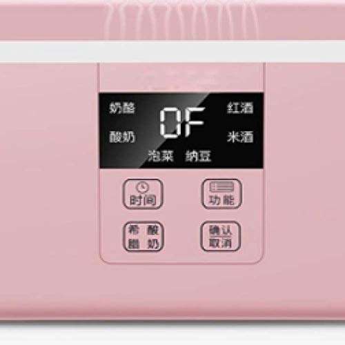 Máquina de yogur 220V máquina de yogur doméstico 1L capacidad funciones queso vino tinto arroz pepinillo Kimchi Maker Natto máquina Pink220V