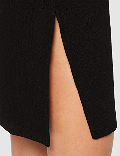 Marca Amazon - find. Chaqueta de Punto Larga para Mujer, Negro (Black), 36, Label: XS