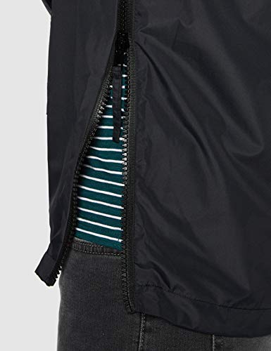 Marca Amazon - find. Cortavientos Hombre, Negro (Khaki/black), M, Label: M