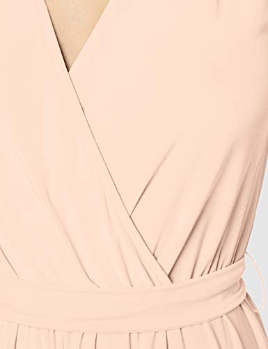 Marca Amazon - find. Mono Fluido de Manga Corta para Mujer, Rosa (Blush), 40, Label: M