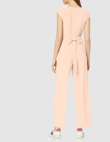 Marca Amazon - find. Mono Fluido de Manga Corta para Mujer, Rosa (Blush), 40, Label: M