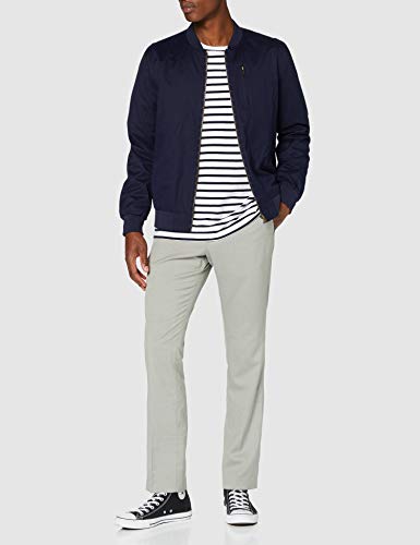 Marca Amazon - find.. Pantalones Clásicos para Hombre, Verde (Sage Light Green), 34W / 32L, Label: 34W / 32L