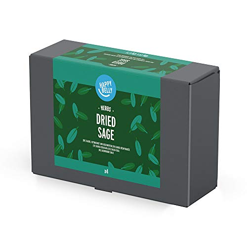 Marca Amazon - Happy Belly - Salvia seca, 4x12g