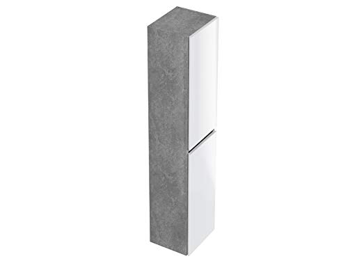 Marca Amazon - Movian Argenton - Columna de baño, 30 x 27 x 140 cm, gris