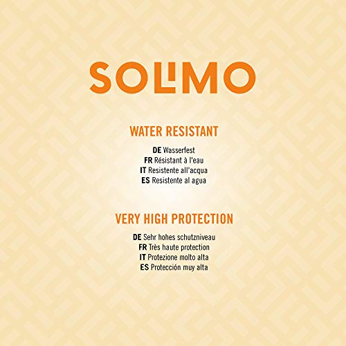 Marca Amazon - Solimo - SUN- Loción solar corporal FPS 50+, con vitamin E, antioxidante (4x200 ml)