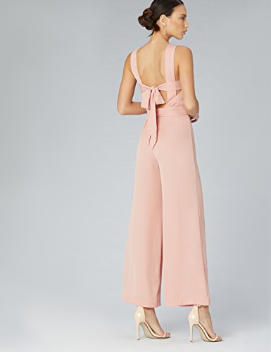 Marca Amazon - TRUTH & FABLE Mono de Noche sin Mangas Mujer, Rosa (Pink Soft Pink), 36, Label: XS