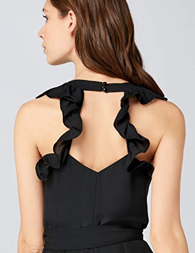 Marca Amazon - Truth & Fable Mono Mujer, Negro (BLACK BLACK), 42, Label: L