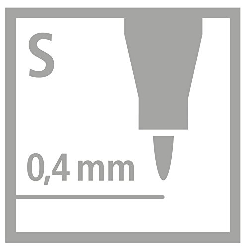 Marcador permanente STABILO OHPen - Estuche con 4 colores - Punta superfina