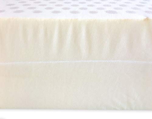 Marcapiuma - Colchón Látex Individual 90x190 Alto 18 cm - SEVENLIFE 18 - H2 Medio/Blando - 7 Zonas Ergonómico Antiácaros Antialérgico - Funda desenfundable Aloe Vera - 100% Fabricado en Italia