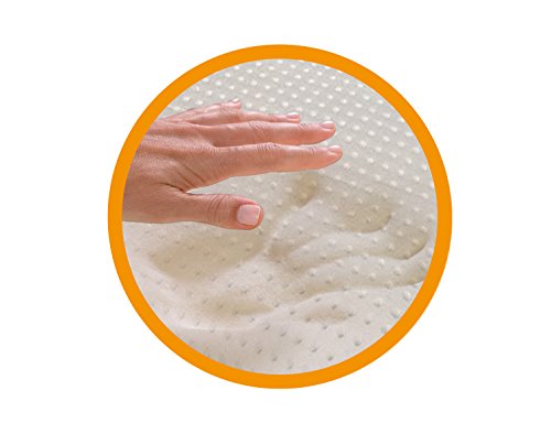 Marcapiuma – Par de Almohadas de Memory Bio, Doble Aloe, Modelo jabón Perforado de 14 cm de Alto – Almohada Memory Aloe Vera ortopédica Funda Protectora 100% algodón Dispositivo médico Made in Italy