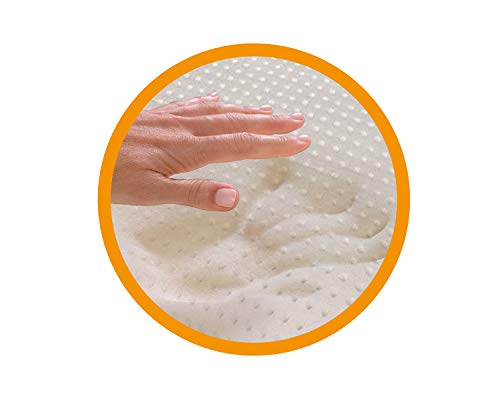 Marcapiuma – Par de Cojines de Memory – Blue Air Massage – Ultra Transpirable Efecto Masaje Funda de protección 100% algodón – Almohada Memory Ortopédico Dispositivo médico CE – Fabricado en Italia