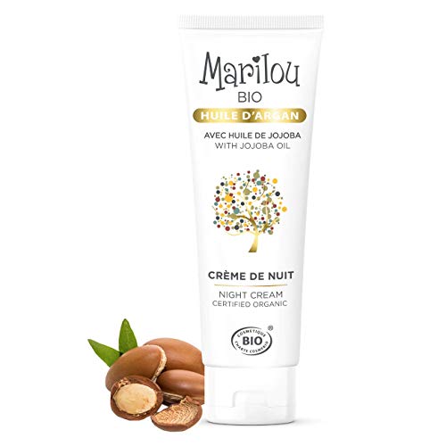 Marilou Bio Crema de noche con argán, tubo de 50 ml