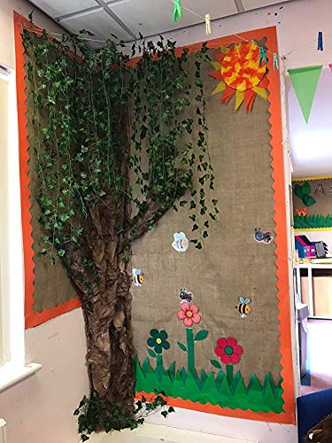 Martha & Ivan - Guirnalda de hiedra artificial para decoración de bodas, fiestas, jardín y hogar, plástico, Paquete de 14 hiedra, 14 Pack Ivy