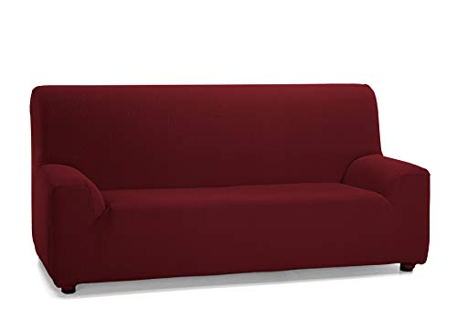 Martina Home Tunez - Funda elástica para sofá, Burdeos, 1 Plaza (70-110 cm)