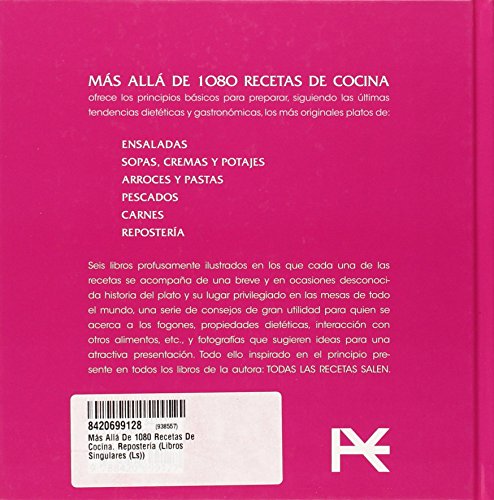 Más allá de 1080 recetas de cocina. Repostería (Libros Singulares (LS))
