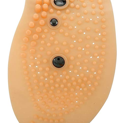 Masaje Plantillas magnéticas Transpirable Pie Terapia magnética Imán Cuidado de la salud Plantillas de masaje Reflexología del pie para el tratamiento de Fascitis Alivio del dolor(41-45)