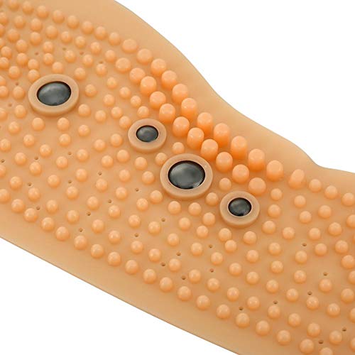 Masaje Plantillas magnéticas Transpirable Pie Terapia magnética Imán Cuidado de la salud Plantillas de masaje Reflexología del pie para el tratamiento de Fascitis Alivio del dolor(41-45)