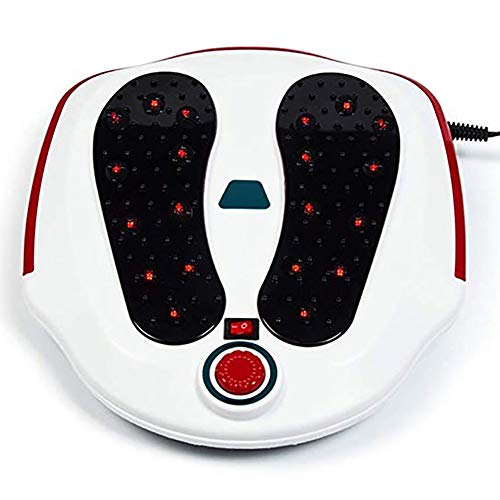 Masajeador De Pies, Estimulador De Masaje Portátil Vibración Aplicar Caliente Más Puntos De Acupuntura De Calor para Promover La Circulación Sanguínea (34.5 * 31 * 13Cm)