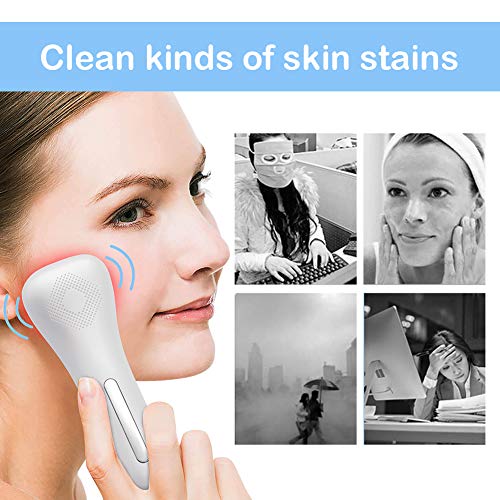 Masajeador facial 3 en 1 de 42 °C con vibración de iones de calor, máquina de elevación eléctrica para la piel, rejuvenecimiento de tonificación facial, instrumento de belleza antienvejecimiento