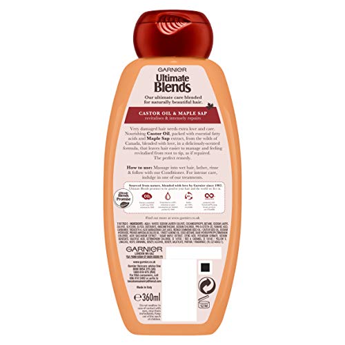 Máscara Garnier Ultimate mezclas de arce y ricino