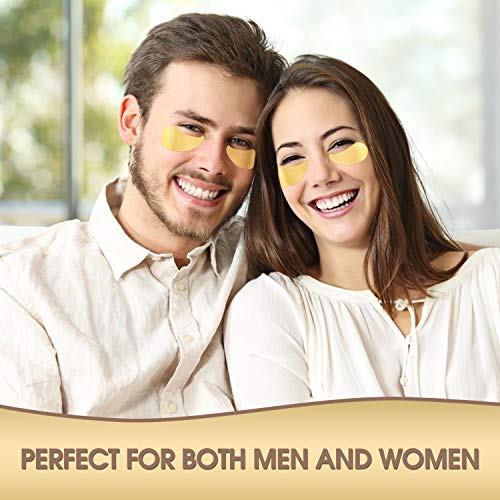 Máscara para los ojos, (30 pares) parches debajo del ojo veganos