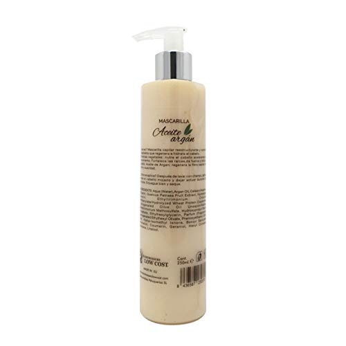 Mascarilla capilar aceite de argán 250 ml. Peluquerias Low Cost.