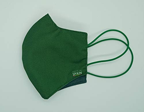 Mascarilla Higiénica multifunción, reutilizable, protección contra el polvo. PACK 3UND (VERDE)