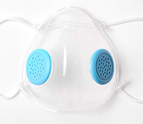 Mascarilla transparente, mascarilla para lectura labial, mascarilla PM 2.5, mascarilla para trabajo de cara al publico, transparent mask