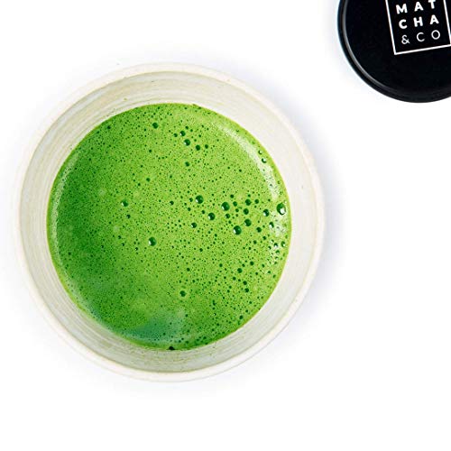 Matcha Premium 100% Ecológico | Té verde en polvo Orgánico de Japón | Té Matcha de grado ceremonial premium BIO | Matcha & CO (80 gr)