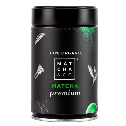 Matcha Premium 100% Ecológico | Té verde en polvo Orgánico de Japón | Té Matcha de grado ceremonial premium BIO | Matcha & CO (80 gr)